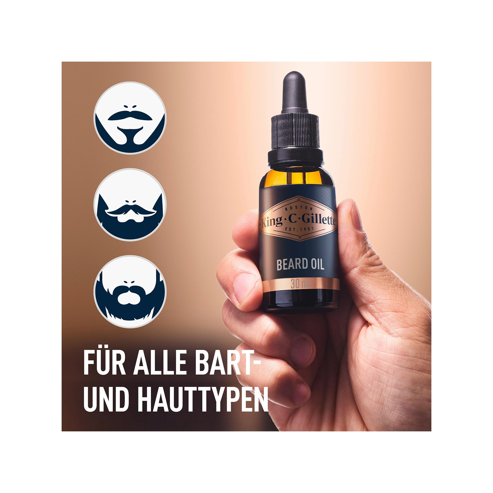 Gillette King C. Olio per la barba  