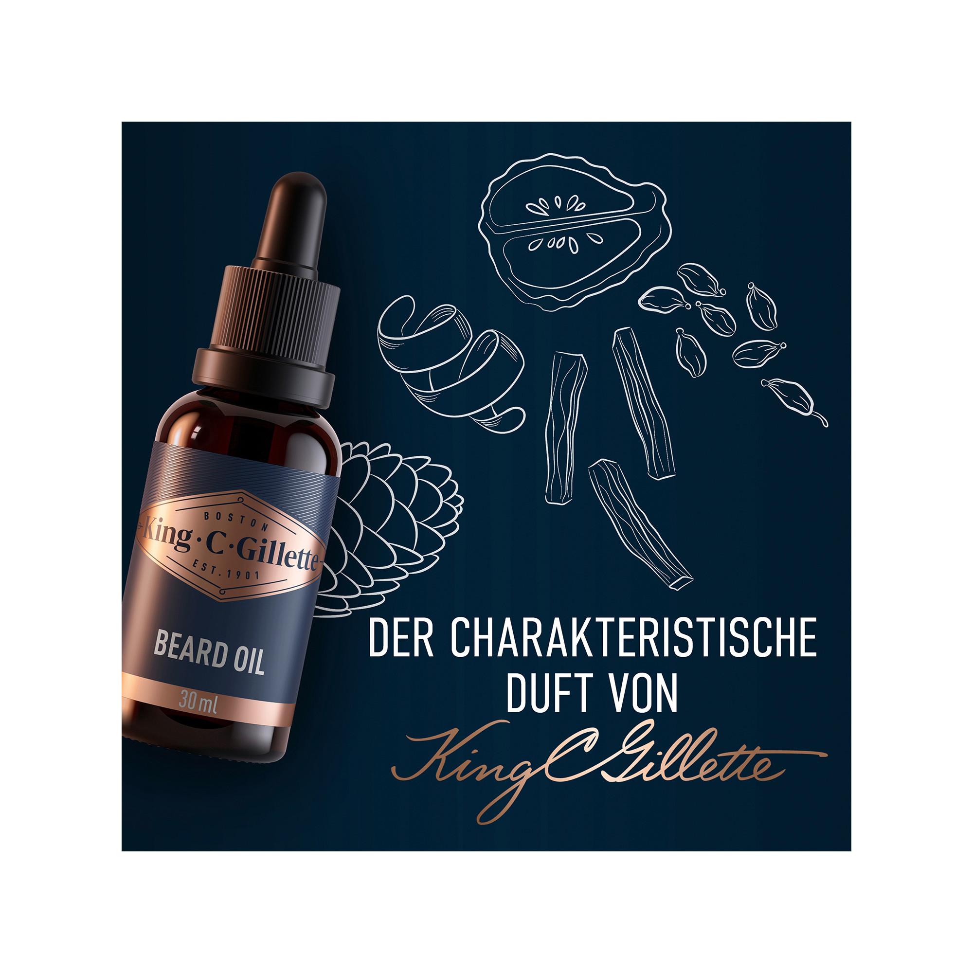 Gillette King C. Olio per la barba  