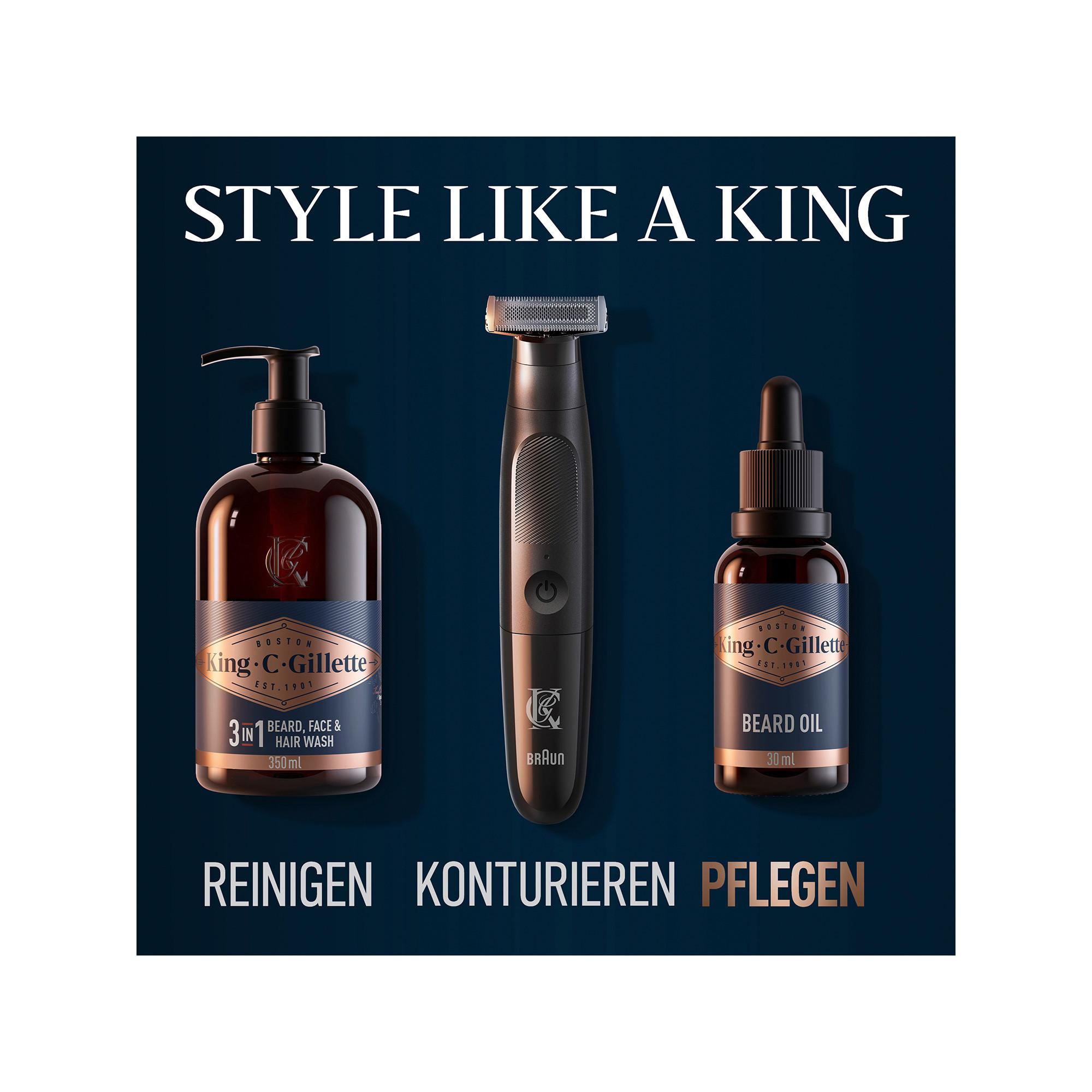 Gillette King C. Olio per la barba  