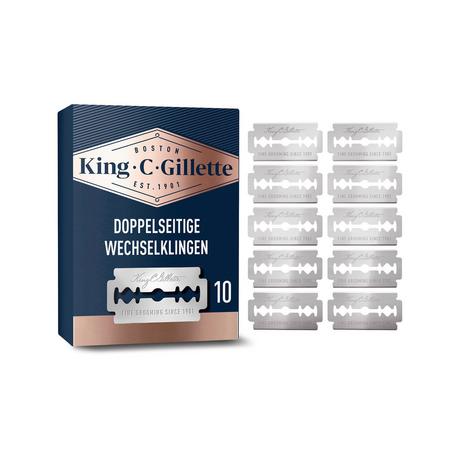 Gillette King C. Lame di sistema per rasoio di sicurezza 10s 
