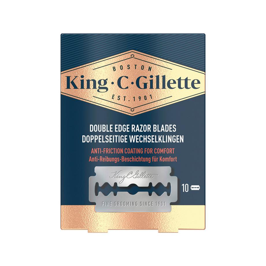 Gillette King C. Systemklingen für Rasierhobel 10er 