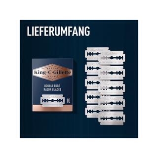 Gillette King C. Lame di sistema per rasoio di sicurezza 10s 