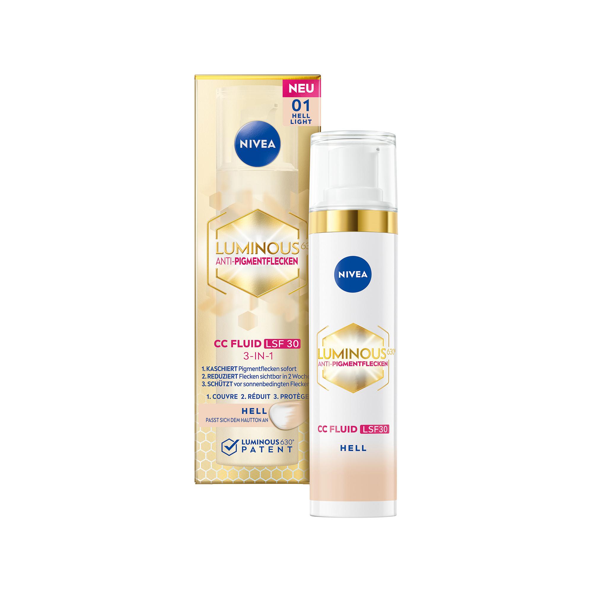 NIVEA  Face Cellular Luminous630® 3-in-1 CC Fluid  