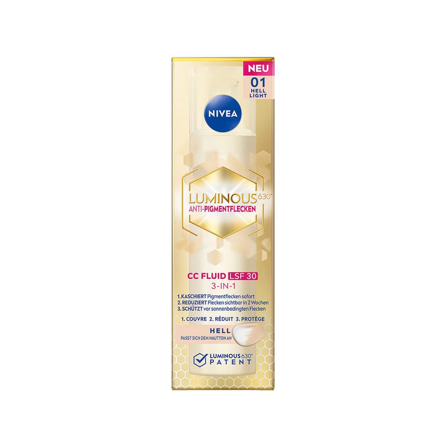NIVEA  Face Cellular Luminous630® 3-in-1 CC Fluid  