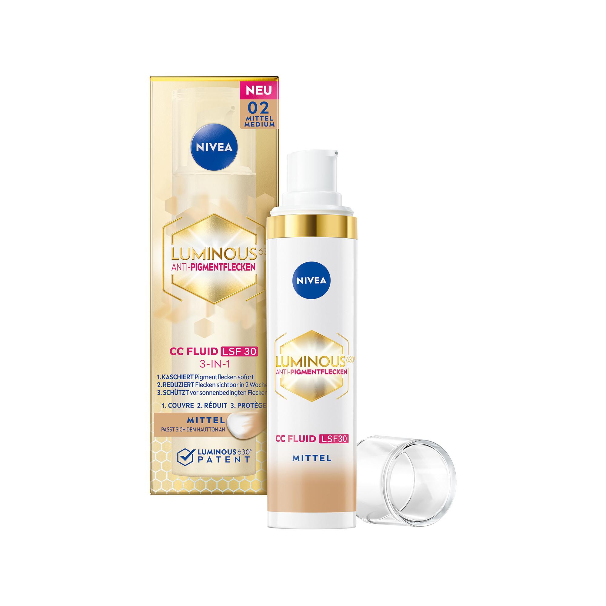 NIVEA  Face Cellular Luminous630® 3-in-1 CC Fluid  