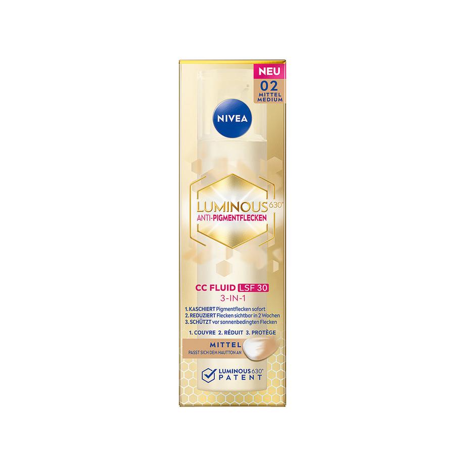 NIVEA  Face Cellular Luminous630® 3-in-1 CC Fluid  