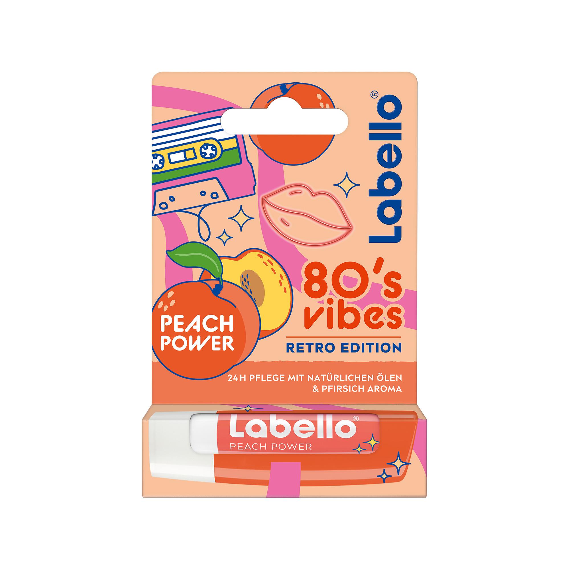 NIVEA  Labello Peach Power Retro Edition 