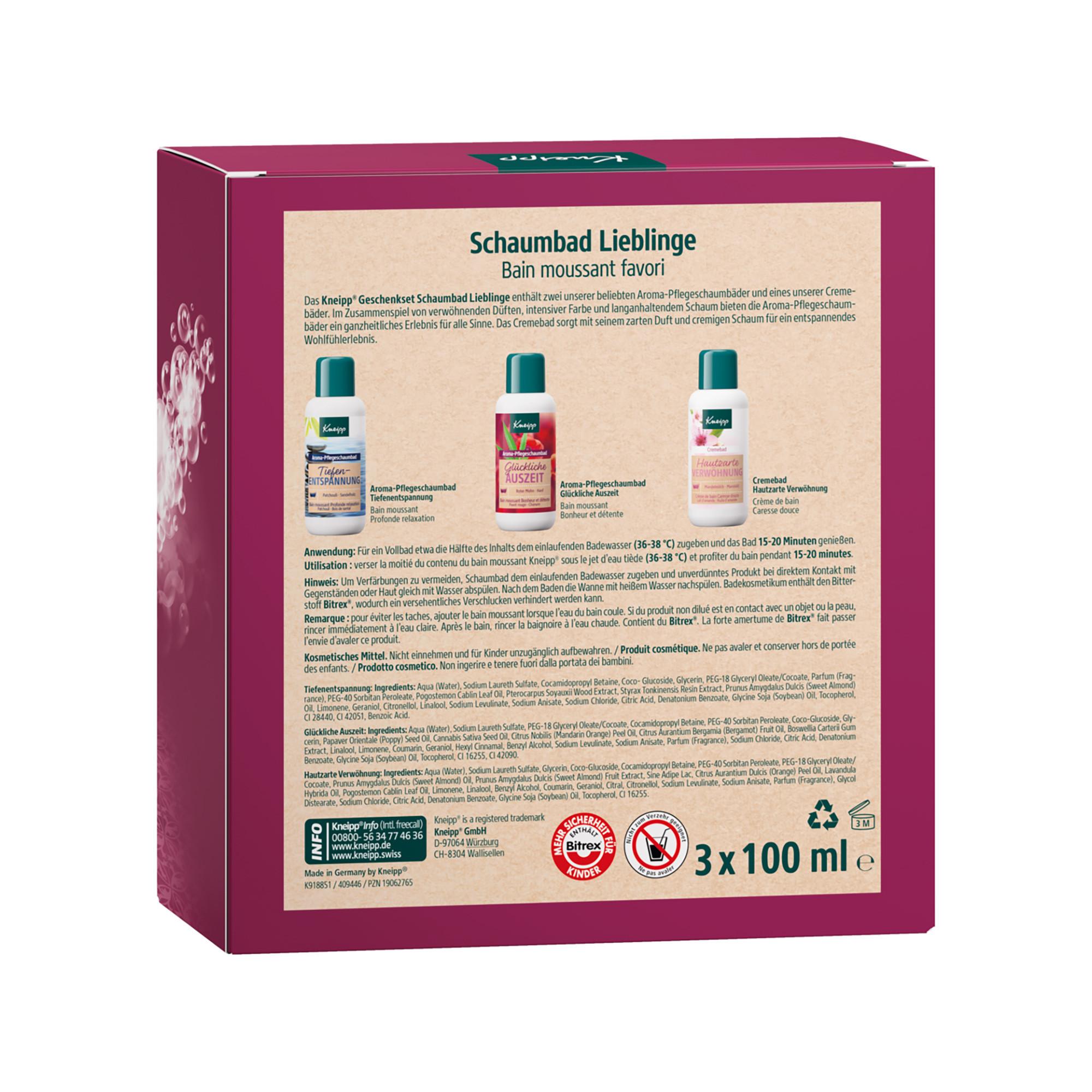 Kneipp I preferiti del bagno schiuma Set regalo 