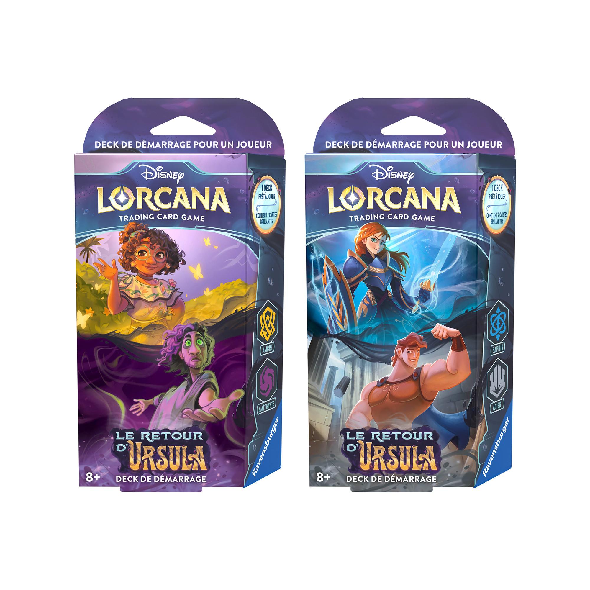 Ravensburger  Lorcana Set 4 – Le Retour de Ursula Starter Deck, Francese, modelli assortiti 