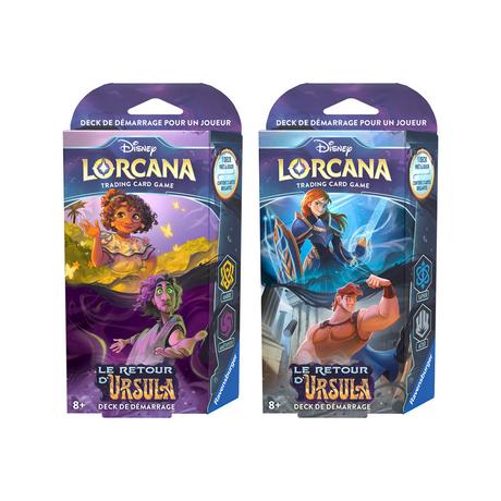 Ravensburger  Lorcana Set 4 – Le Retour de Ursula Starter Deck, Français, assortiment aléatoire 