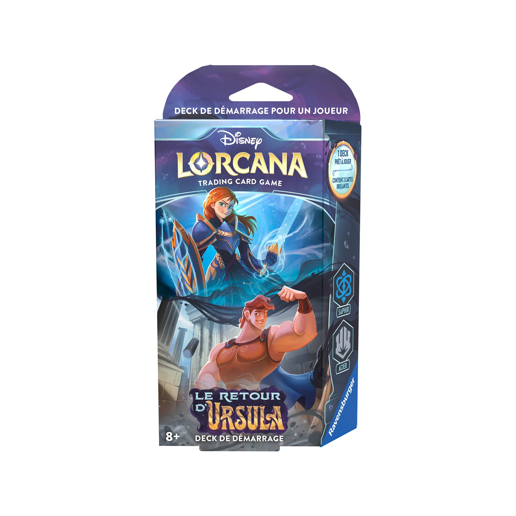 Ravensburger  Lorcana Set 4 – Le Retour de Ursula Starter Deck, Francese, modelli assortiti 