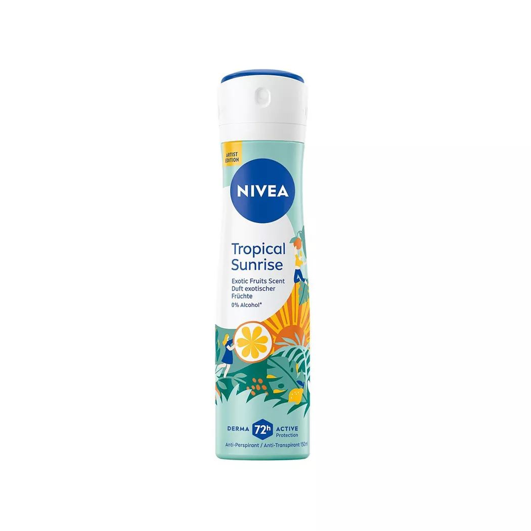 Nivea - Deo Spray Tropical Sunrise Female, 150  ml