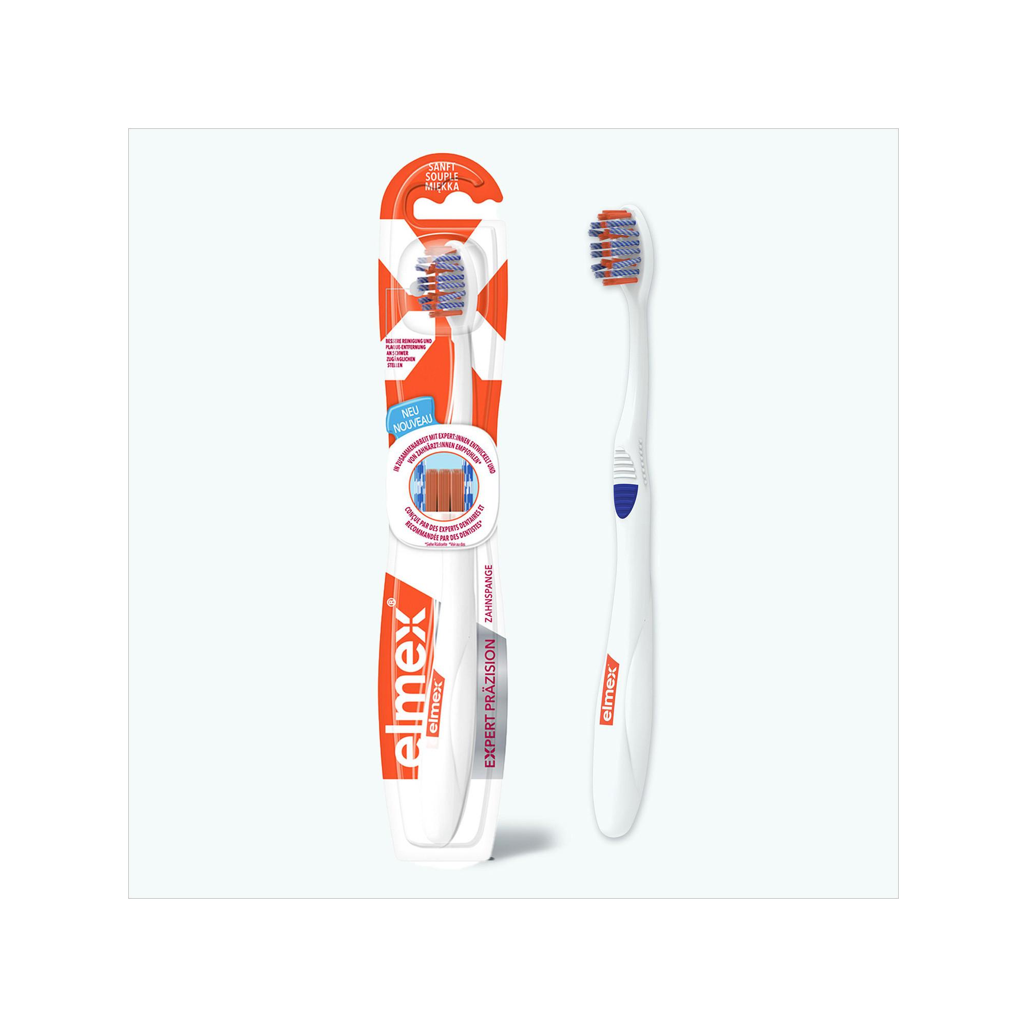 elmex  Expert Précision Ortho brosse à dents 