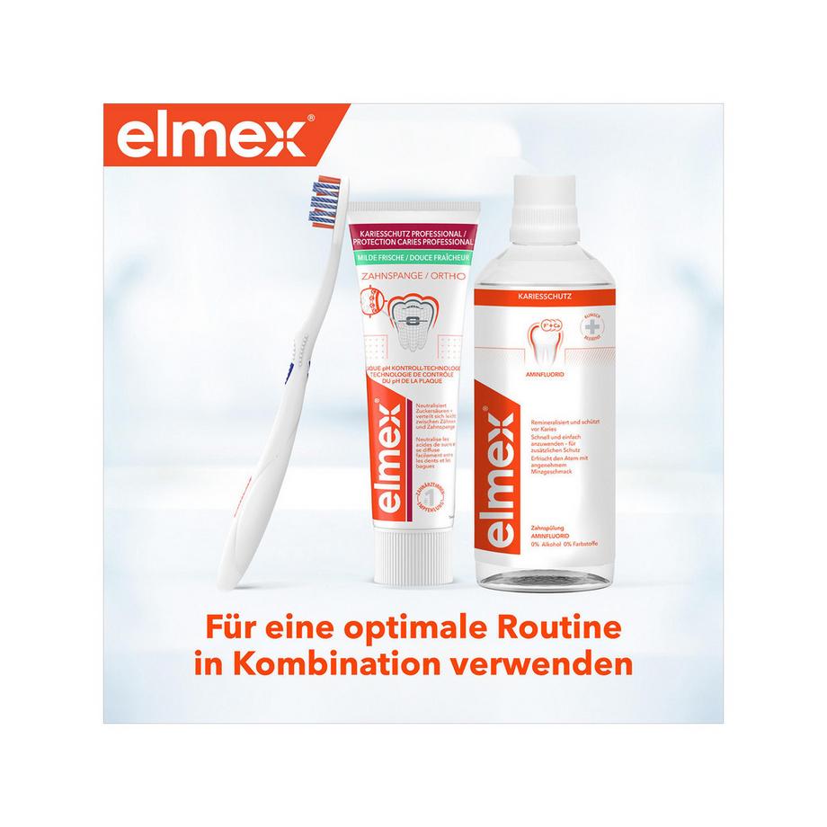 elmex  Zahnbürste Expert Präzision Zahnspange 