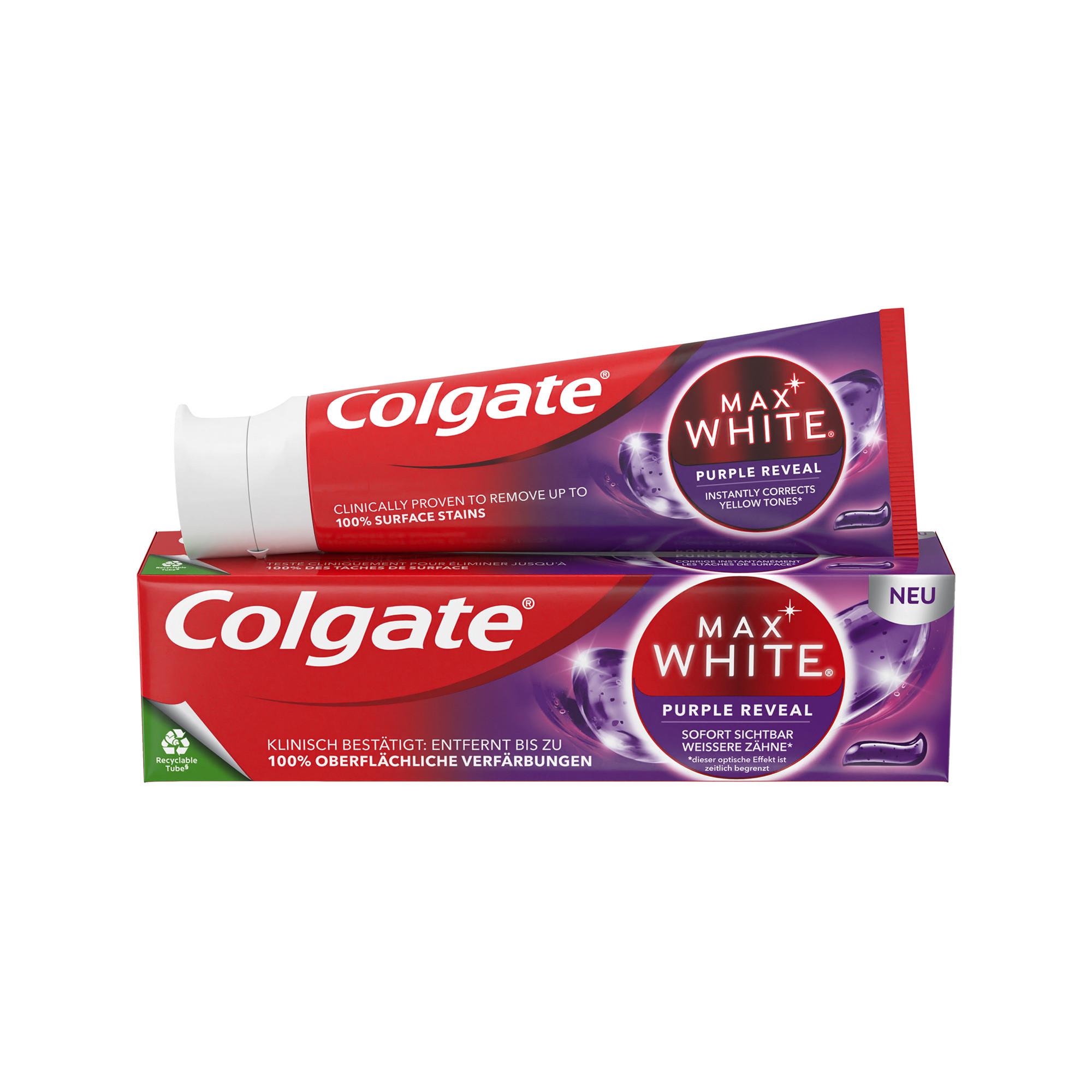 Colgate  Max White Purple Reveal Dentifricio 