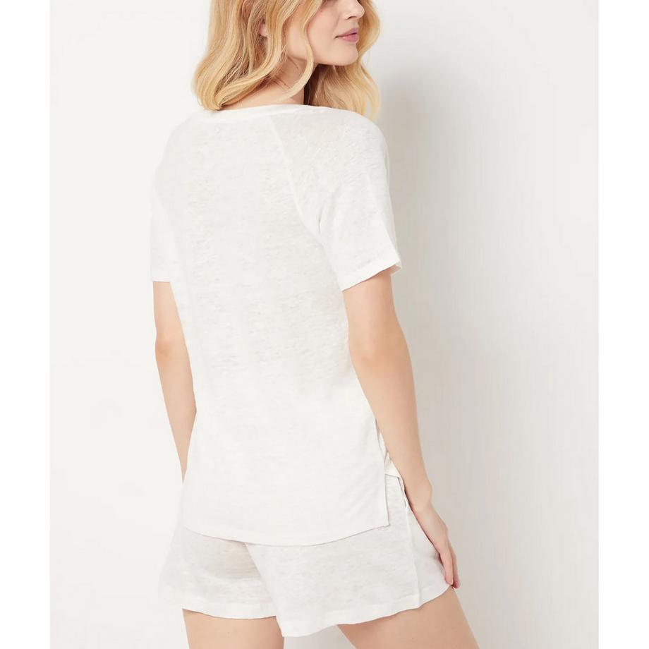 Etam T-shirt Maniche Corte Scollo a V  