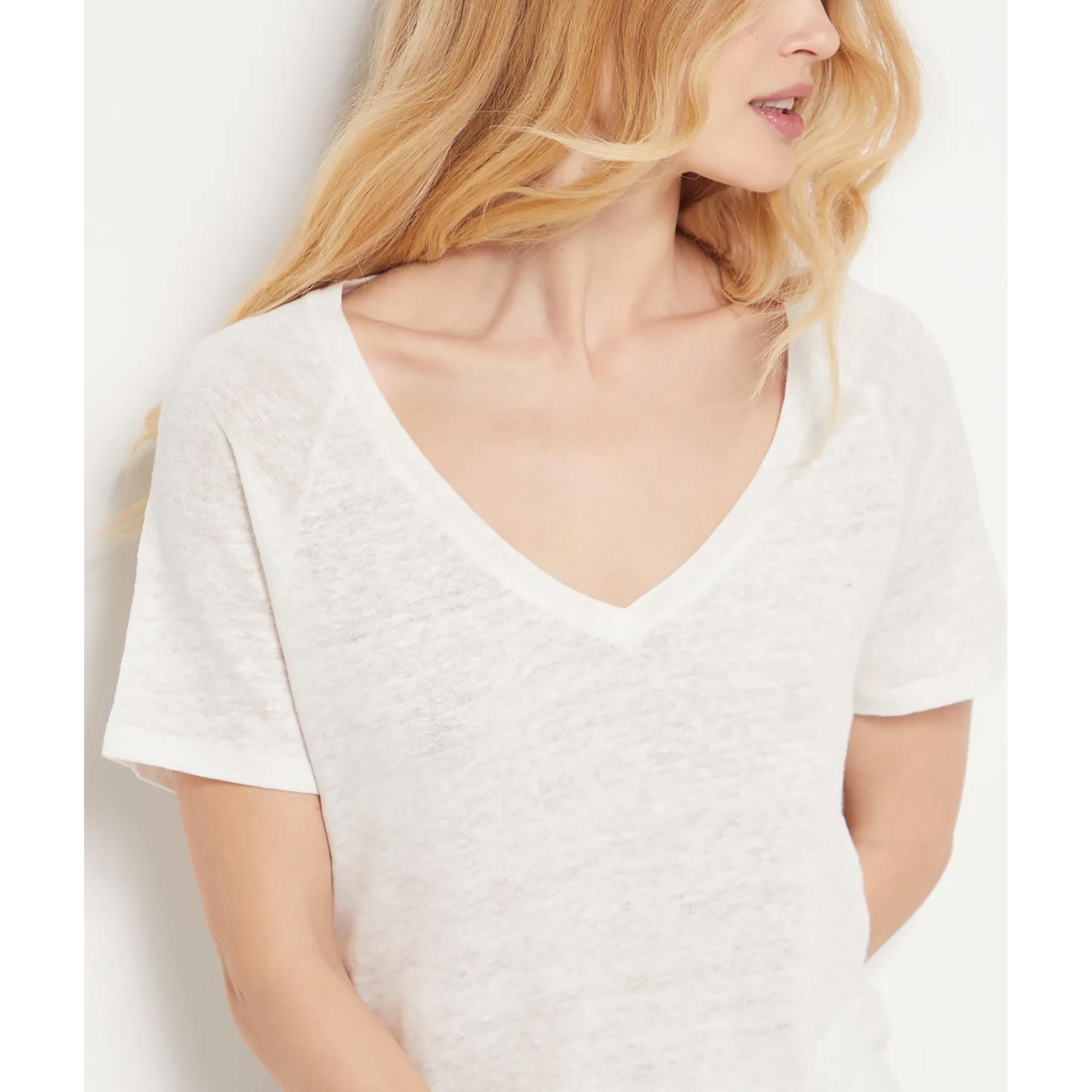 Etam T-shirt Maniche Corte Scollo a V  