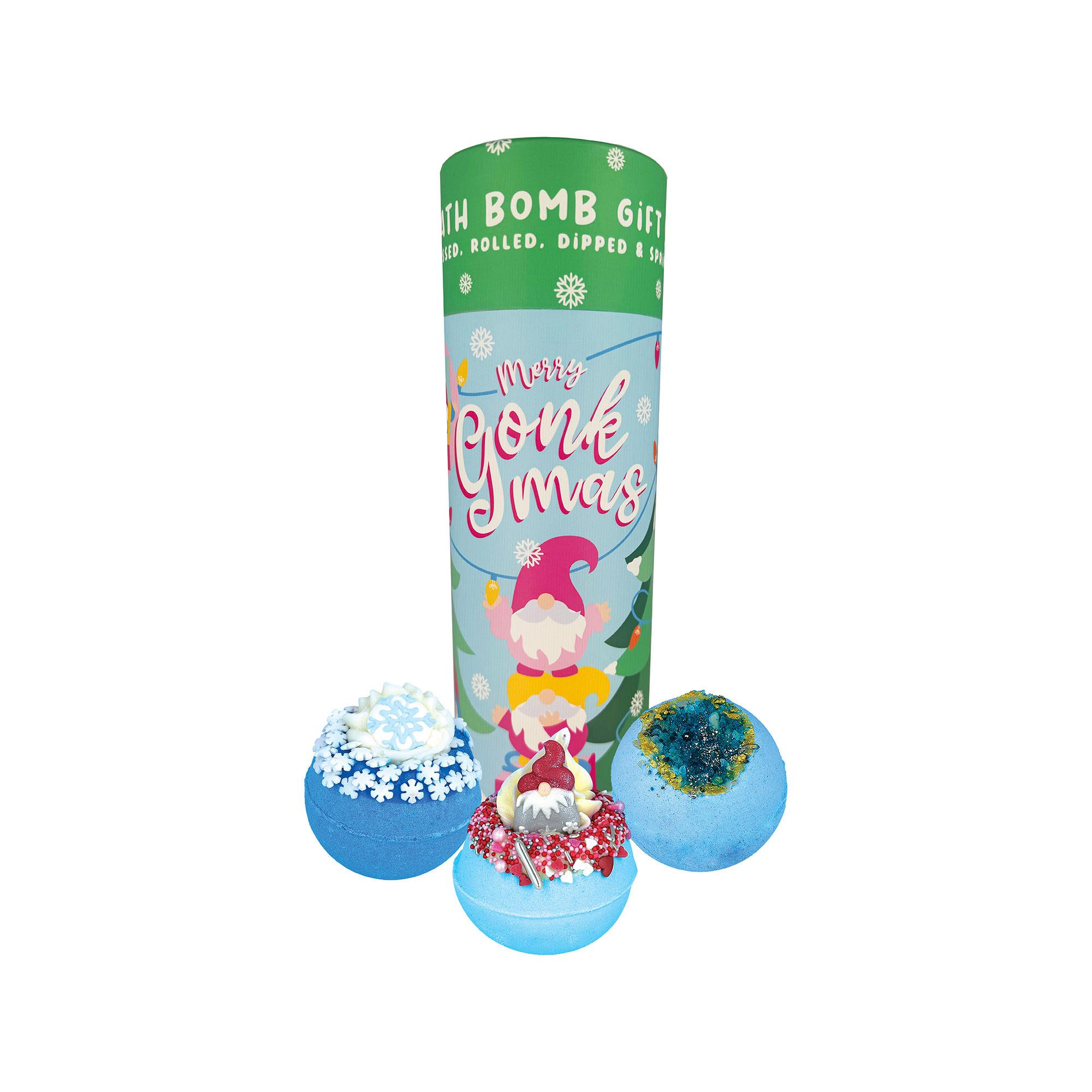 Bombcosmetics Merry Gonkmas BathBlaster Tube Gift Set 