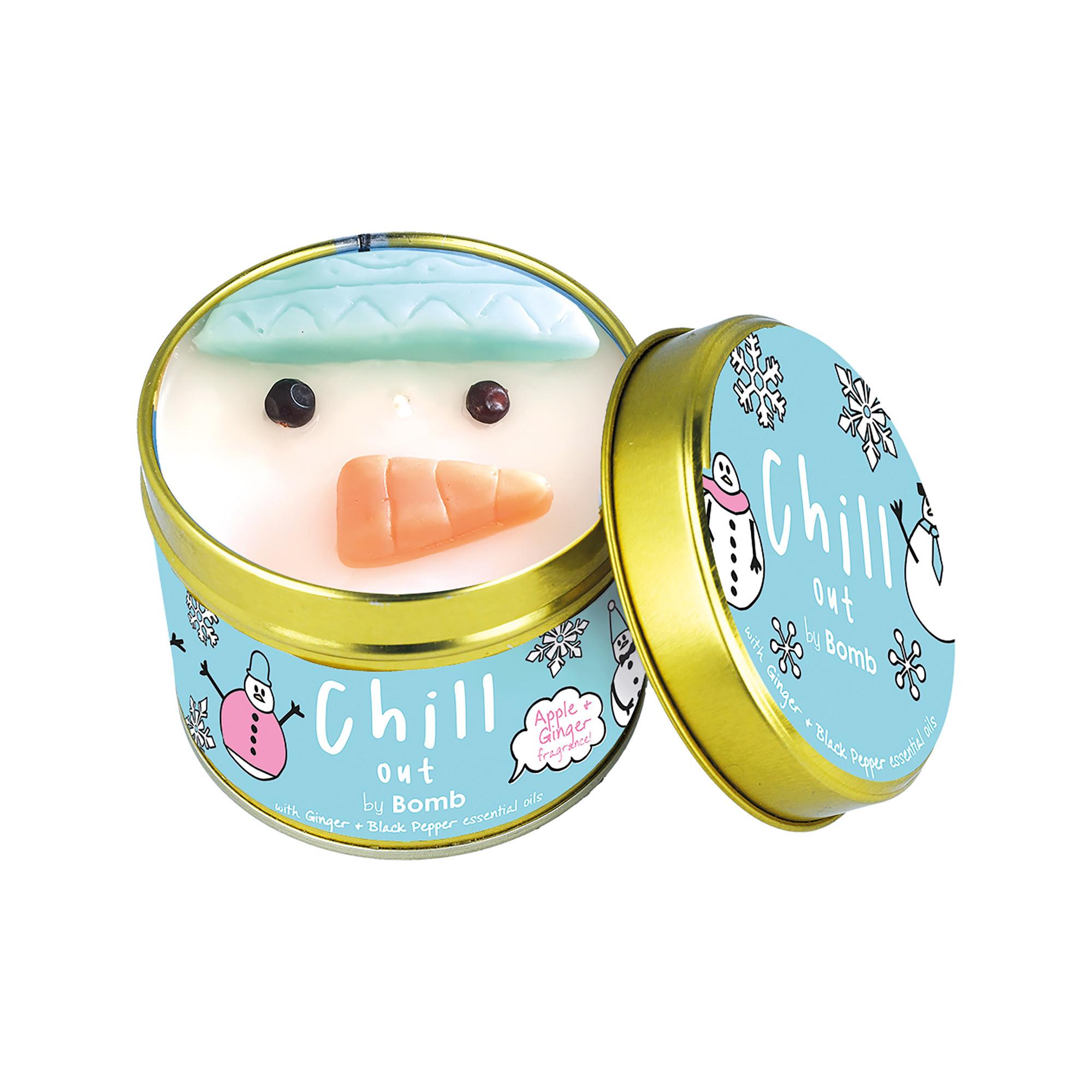 Bombcosmetics Tin Candle  Chill Out Scent Stories  