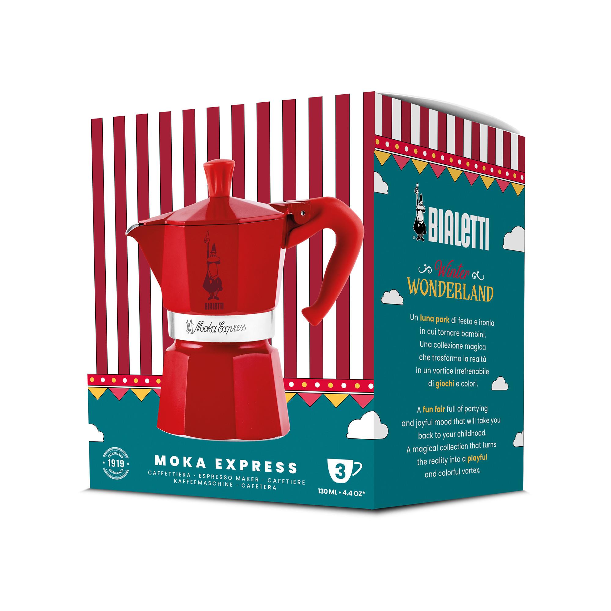 BIALETTI Cafetière Moka 3T Winter Wonderland 