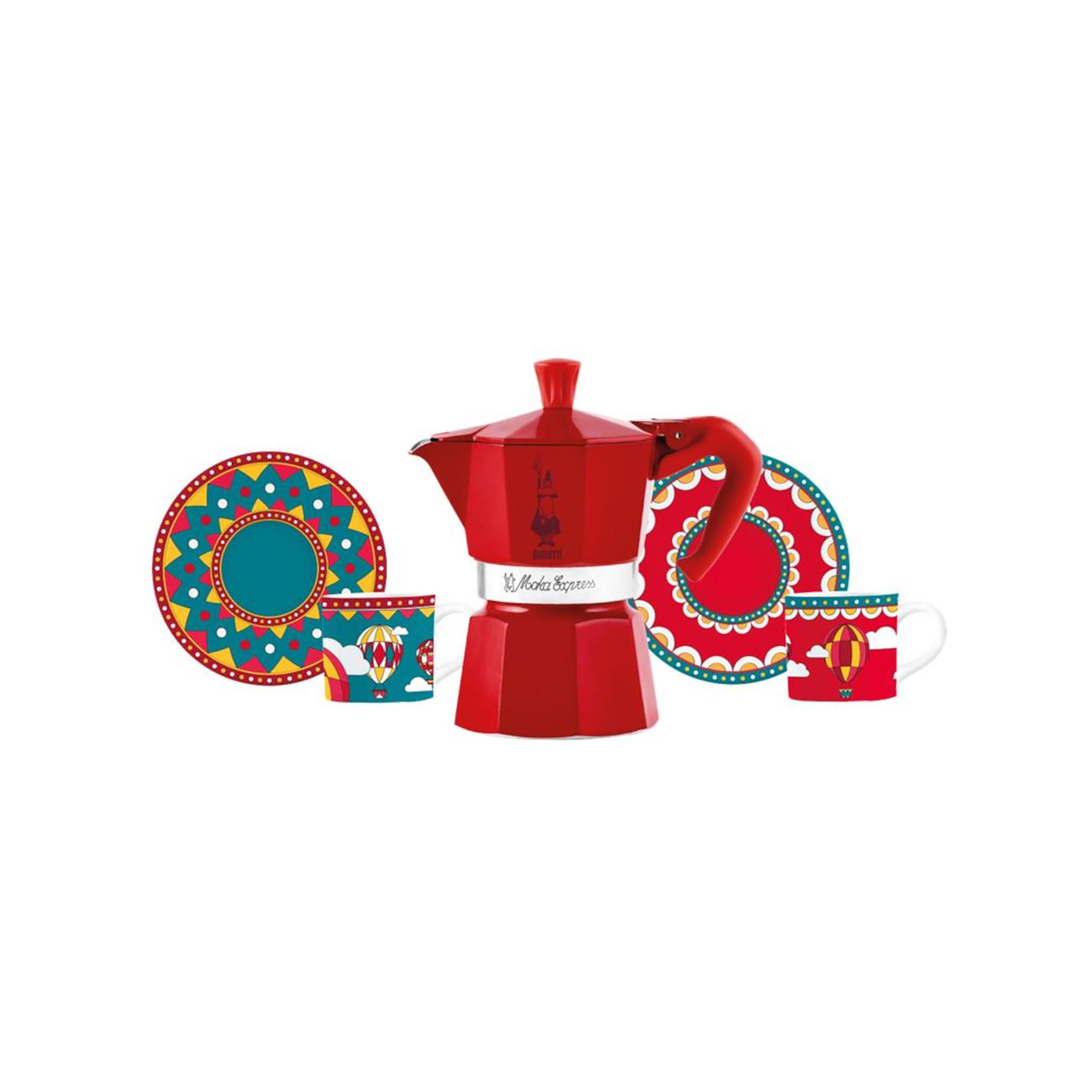 BIALETTI Set caffettiera a pistone Moka 3T Winter Wonderland 