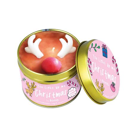 Bombcosmetics Tin Candle You Light Up My Christmas 