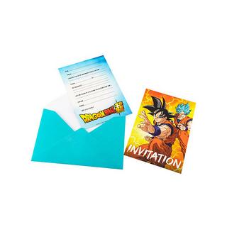 Chaks  Dragon Ball Z Set di 8 inviti, Inglese 