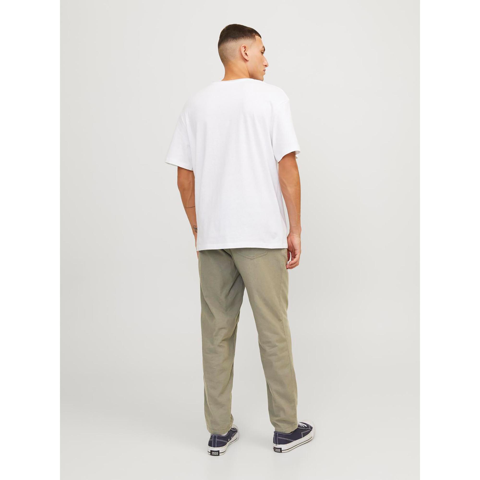 JACK & JONES JPSTACE JJDAVE BREEZE JOGGER SN Pantoloni, chino, in lino, regular fit 