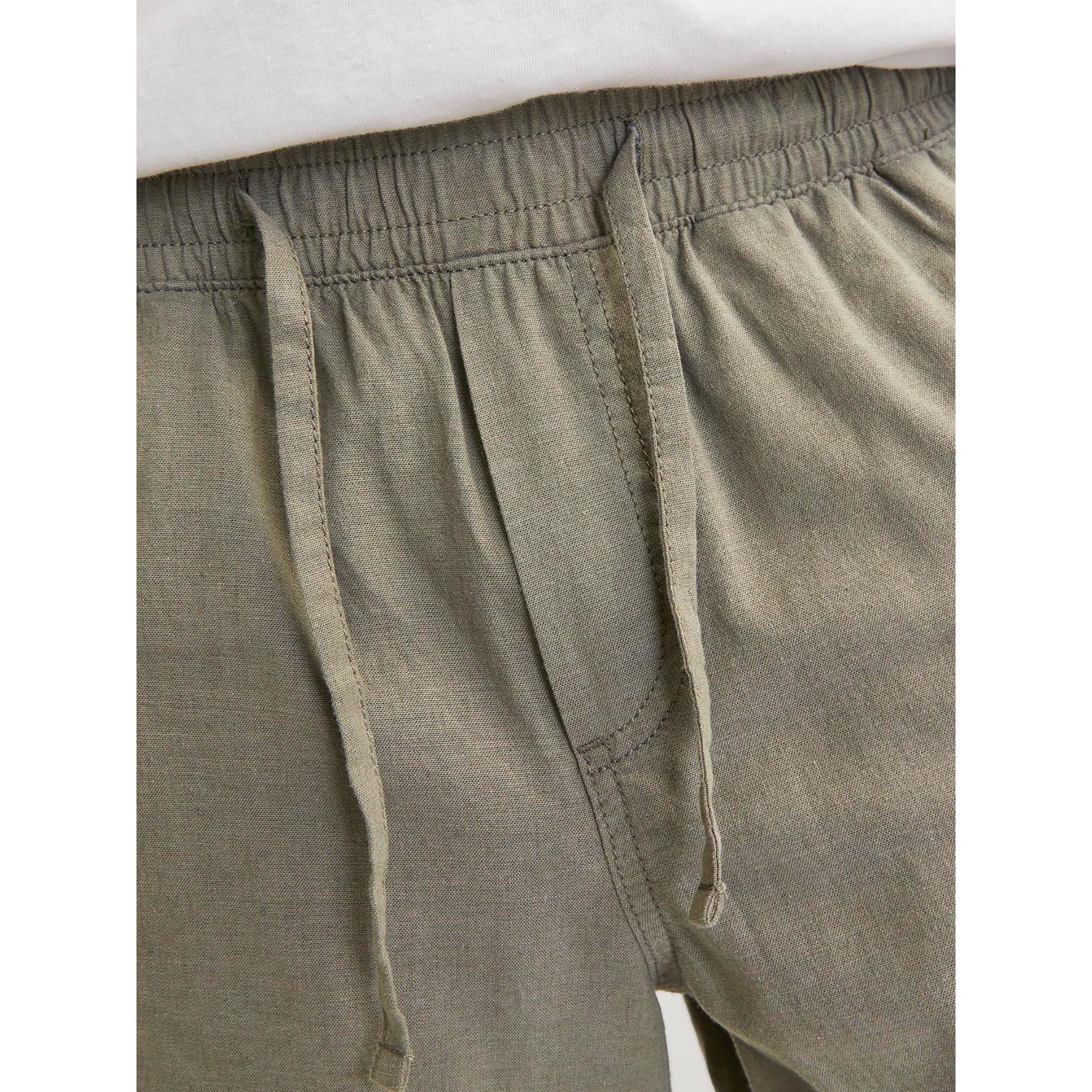 JACK & JONES JPSTACE JJDAVE BREEZE JOGGER SN Leinen-Chino, Regular Fit 