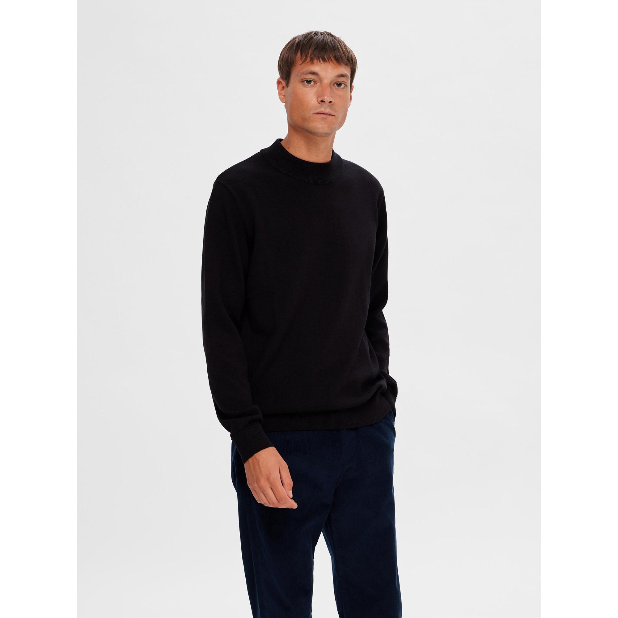 SELECTED SLHRobert LS Knit Mock Neck Pullover 