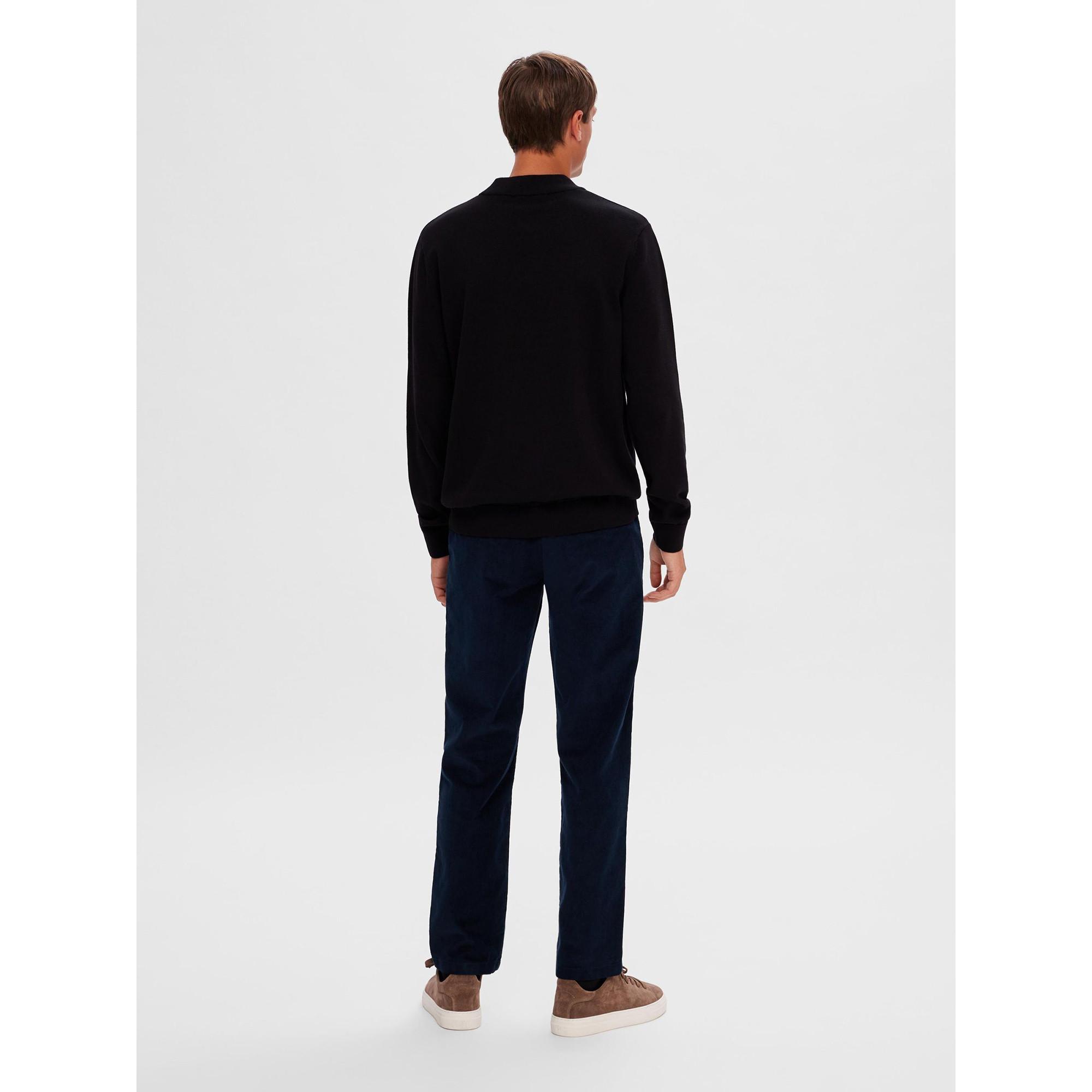 SELECTED SLHRobert LS Knit Mock Neck Maglione 