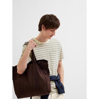 SELECTED T-shirt a righe a maniche corte con taschino sul petto  