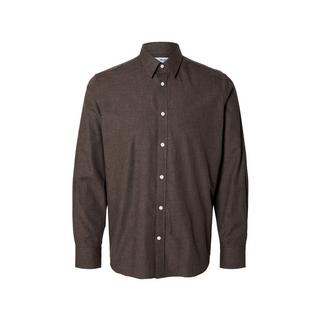 SELECTED Langarm Flanellhemd Slim Fit  