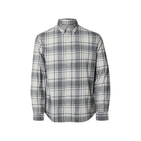 SELECTED Camicia Maniche Lunghe Regular Fit Flanella  