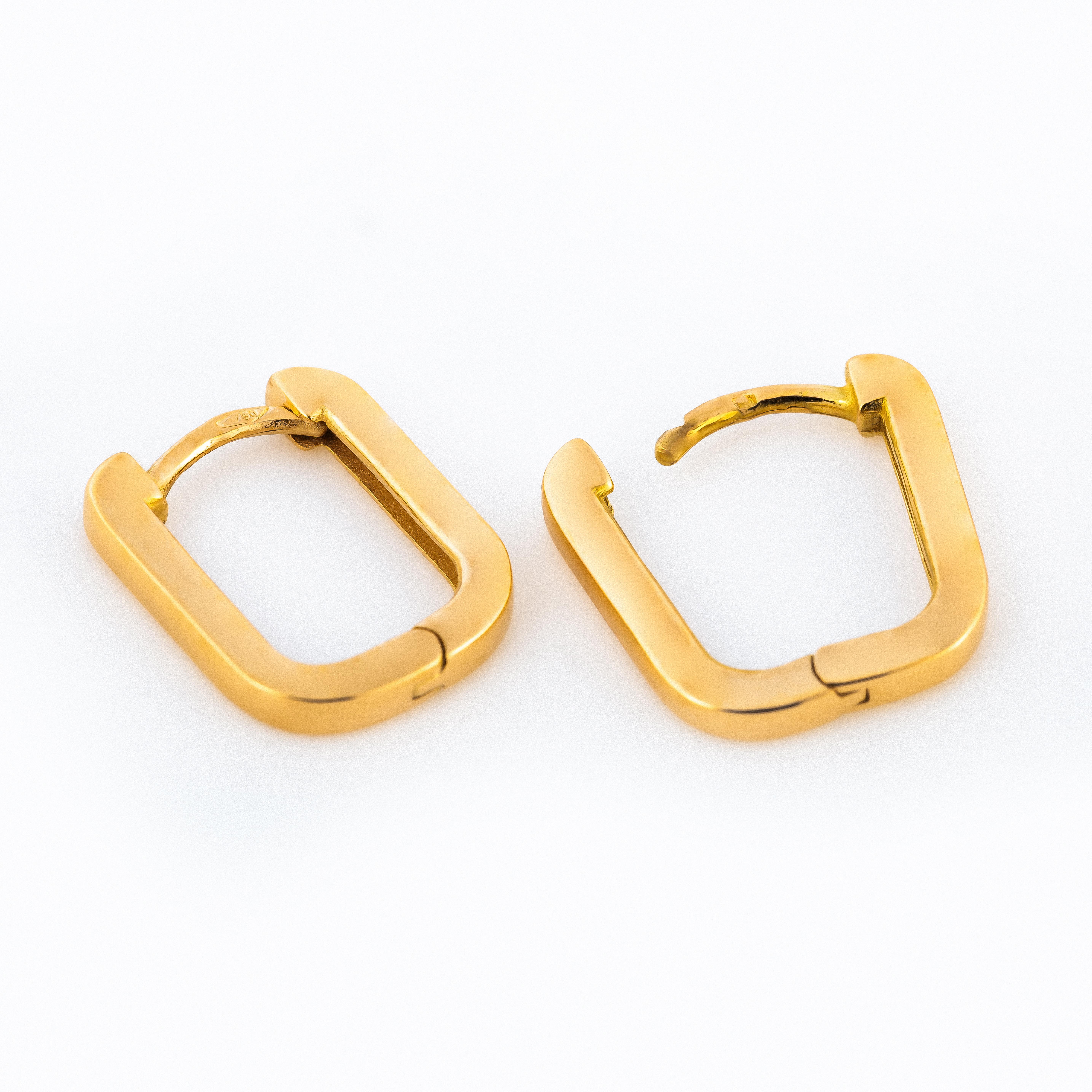 L' Atelier Gold 18 Karat by Manor  Boucles d'oreilles 