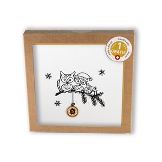 Hervorragend Weihnachtskarten Weihnachtseulen 