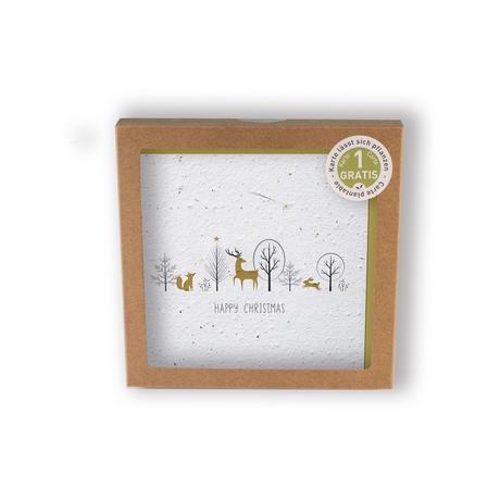 Hervorragend Weihnachtskarten Waldtiere 