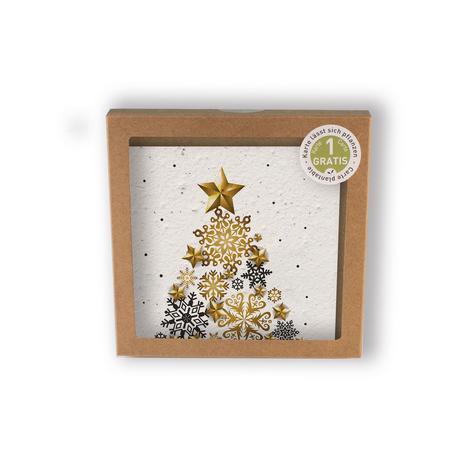 Hervorragend Biglietti d'auguri di Natale Albero delle stelle 