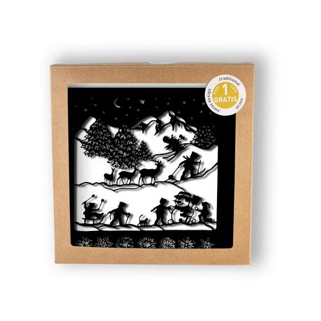 Hervorragend Cartes de voeux de Noël Enfants d'hiver 