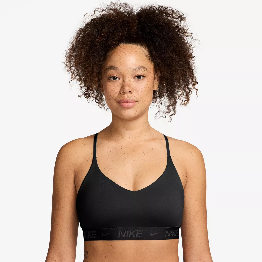 Nike - Sport-BH, Light Support mit Racerback, BH,bügellos,oWatte, XL, Black