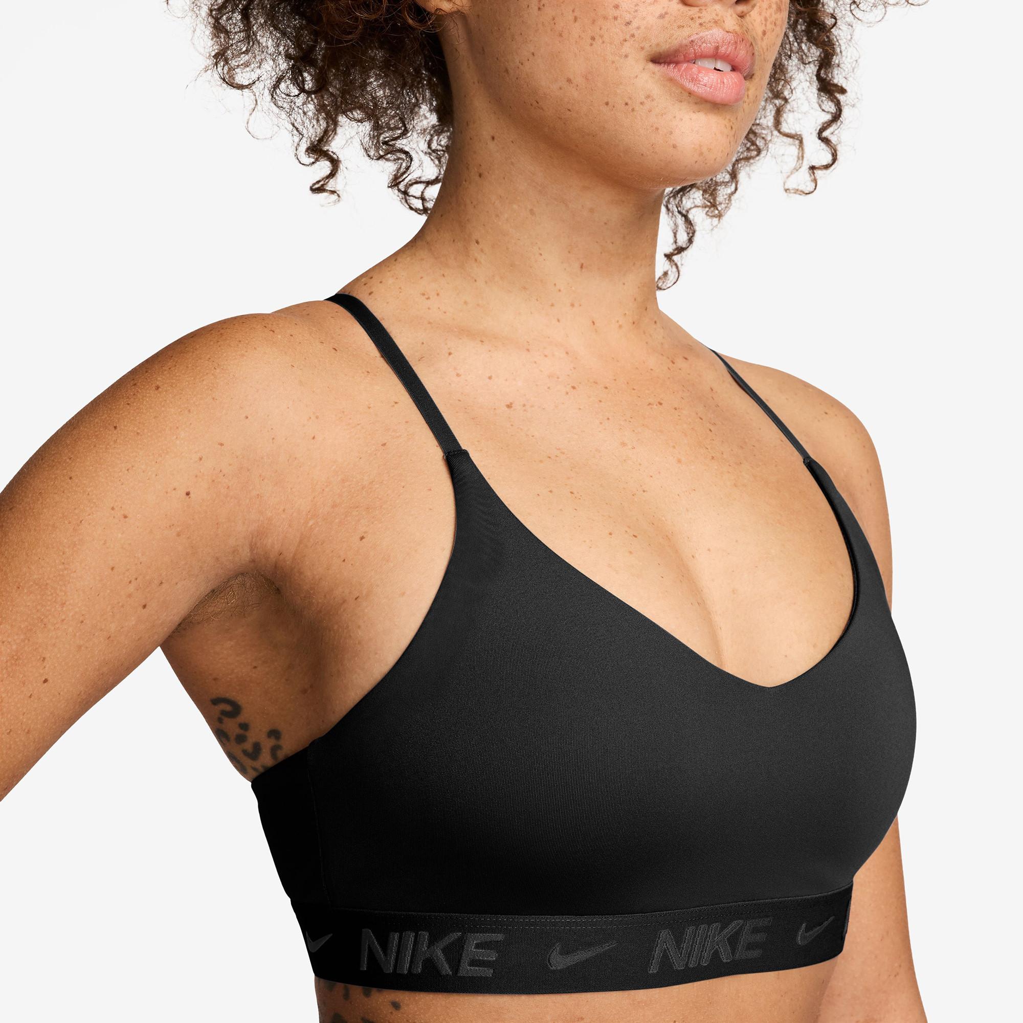 NIKE BH,bügellos,oWatte Sport-BH, Light Support mit Racerback 