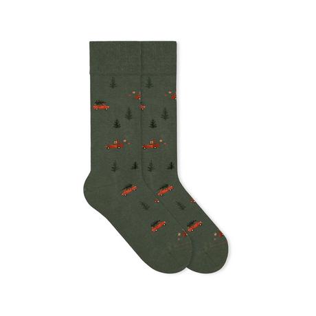 von Jungfeld Christmas Day Chaussettes Imprimé All-Over  