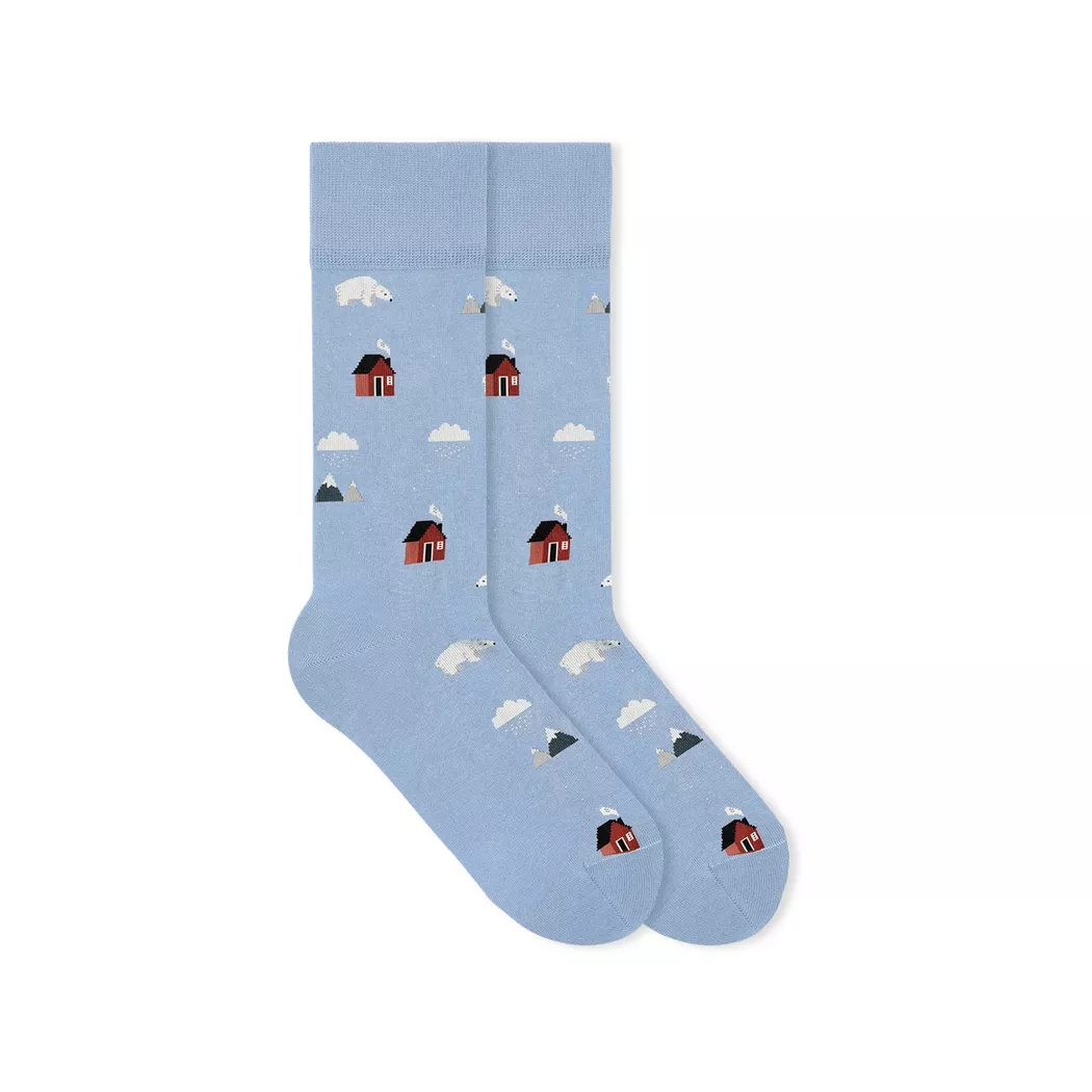 von Jungfeld - Socken, für Damen, Hellblau, Größe 39-42