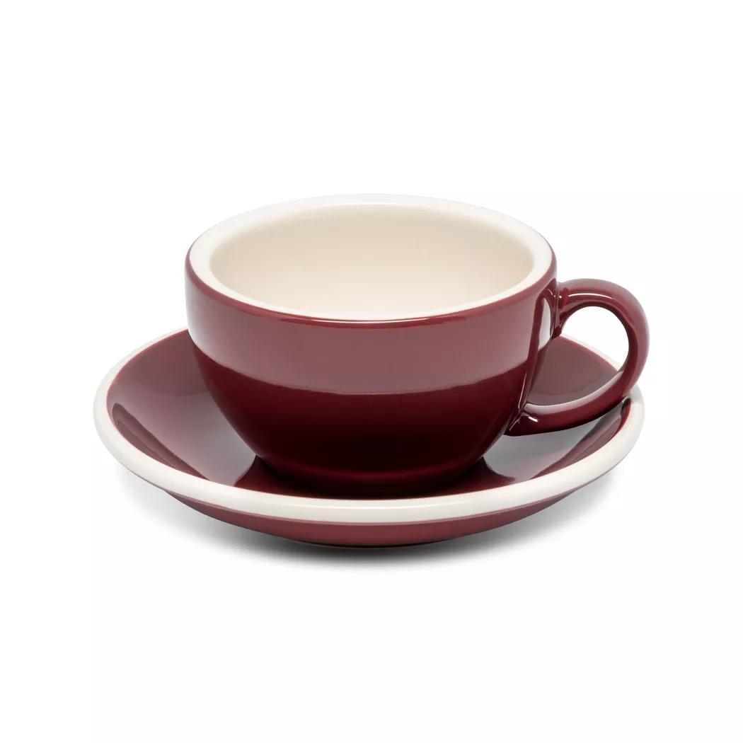 Manor Home - Kaffeetasse mit Untertasse, 200 ml, Rot