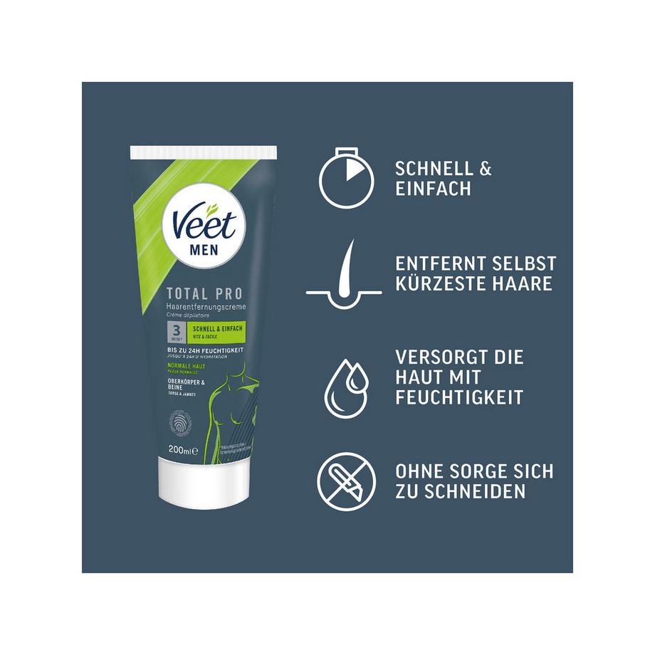 Veet  Men Haarentfernungscreme Beine & Körper DUO 