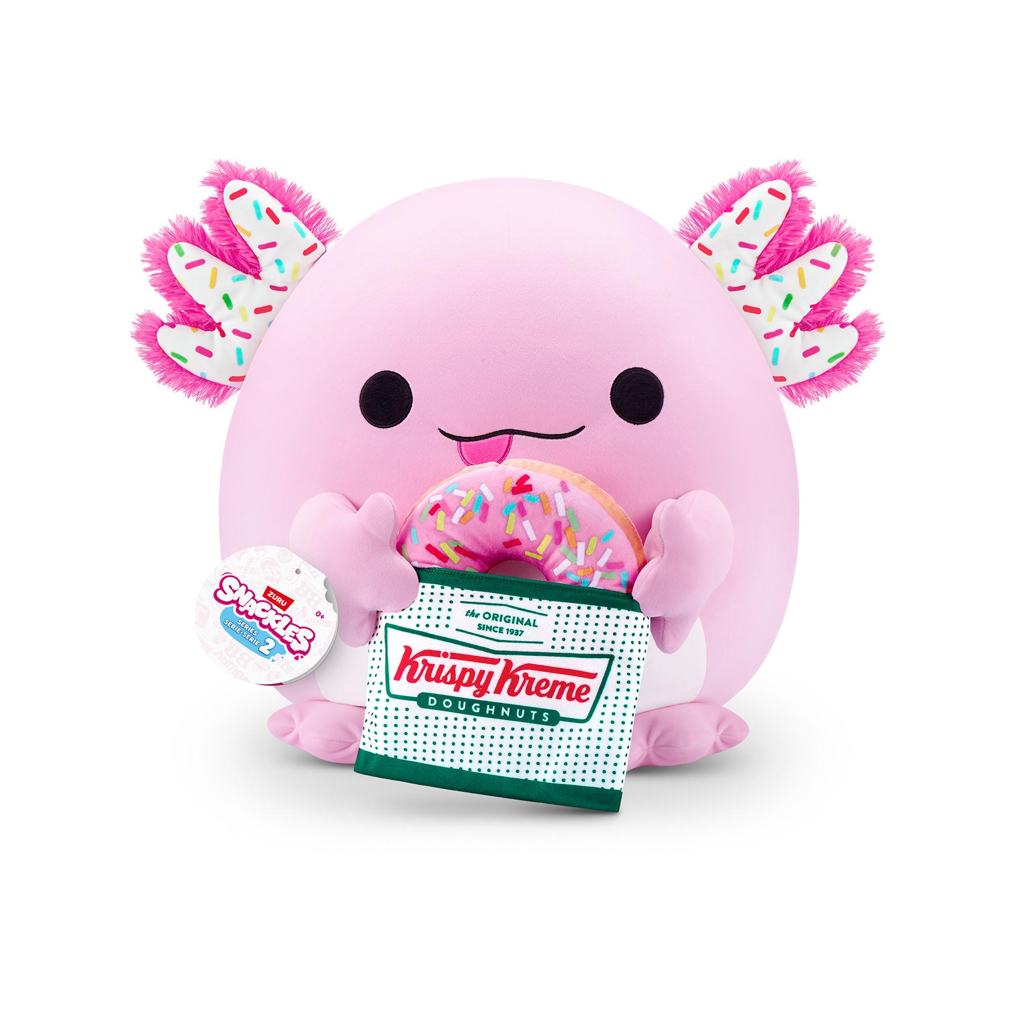 ZURU  Snackles Plush – Axolotl & Krispy Kreme 