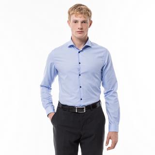 Manor Man  Camicia, body fit, maniche lunghe 