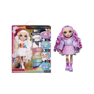 MGA  Rainbow High – WaterColor & Create Poupée 
