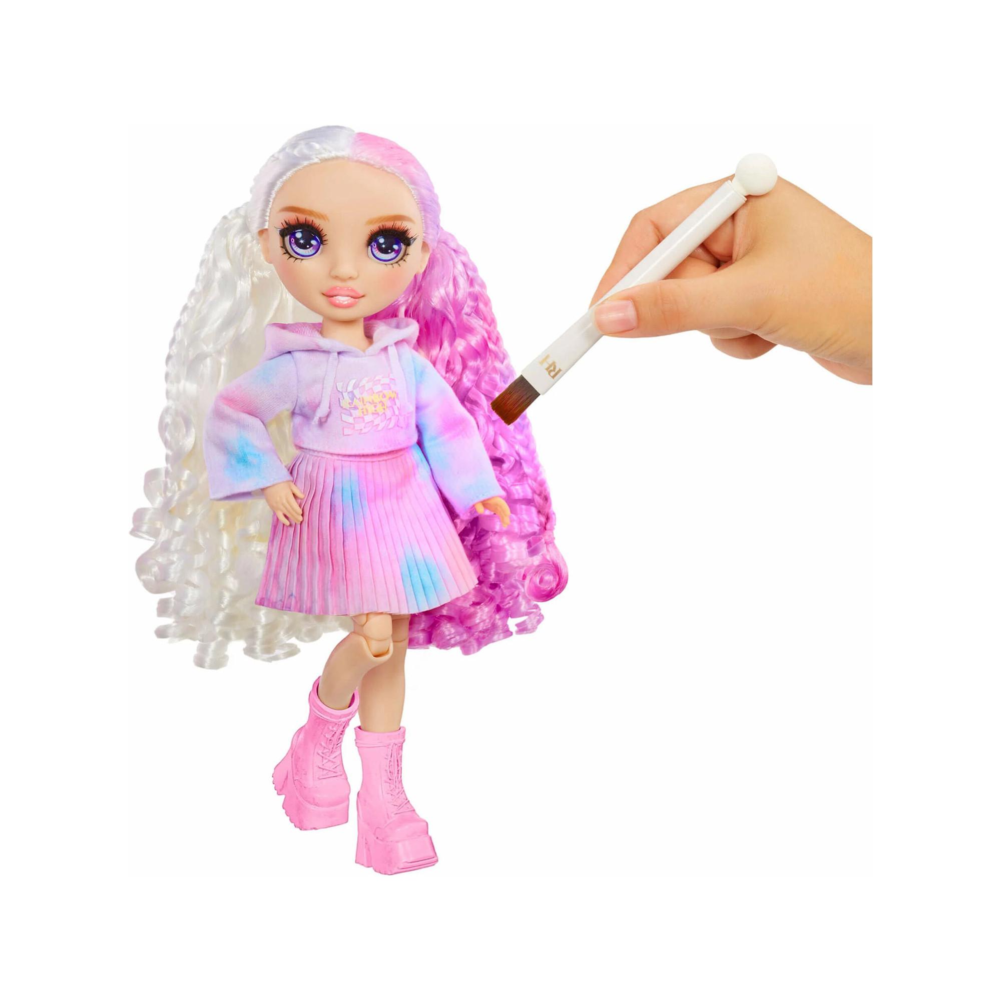 MGA  Rainbow High – WaterColor & Create Poupée 