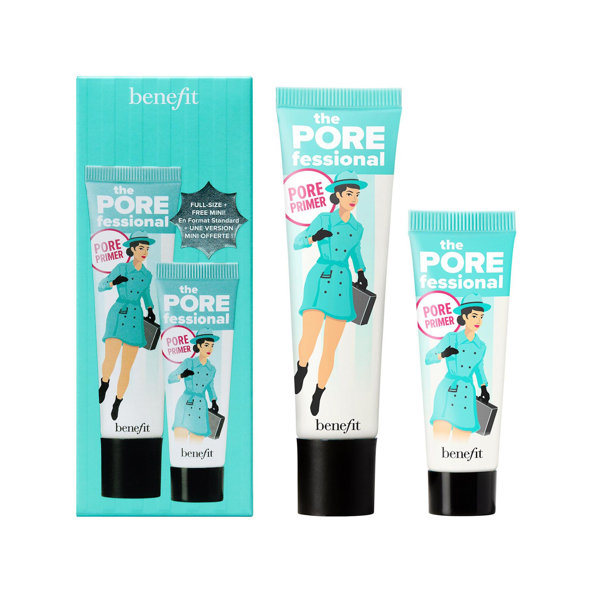 benefit  POREfessional Pore Primer Kit - Primaire lissant pour le visage en version intégrale et miniature 